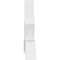 Ekena Millwork Vanguard Architectural Grade PVC Gable Bracket, 72"W x 24"H x 4"D x 4"F, 8/12 Pitch GBP072X24X0404VAN00 - alternate 3